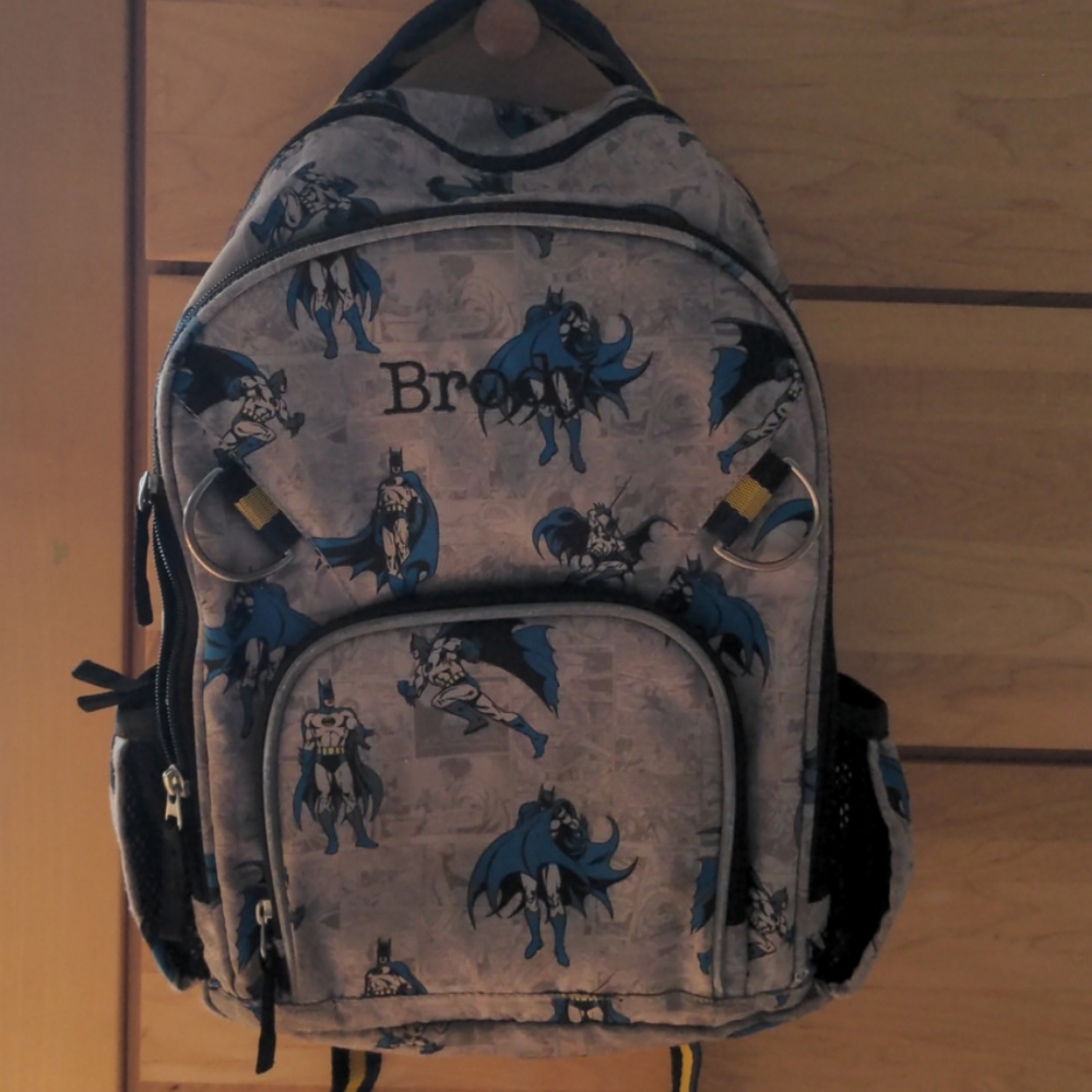 "Brody" Batman backpack, size small